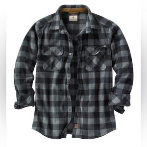 Legendary Whitetails Gray Plaid Button Down Shirt